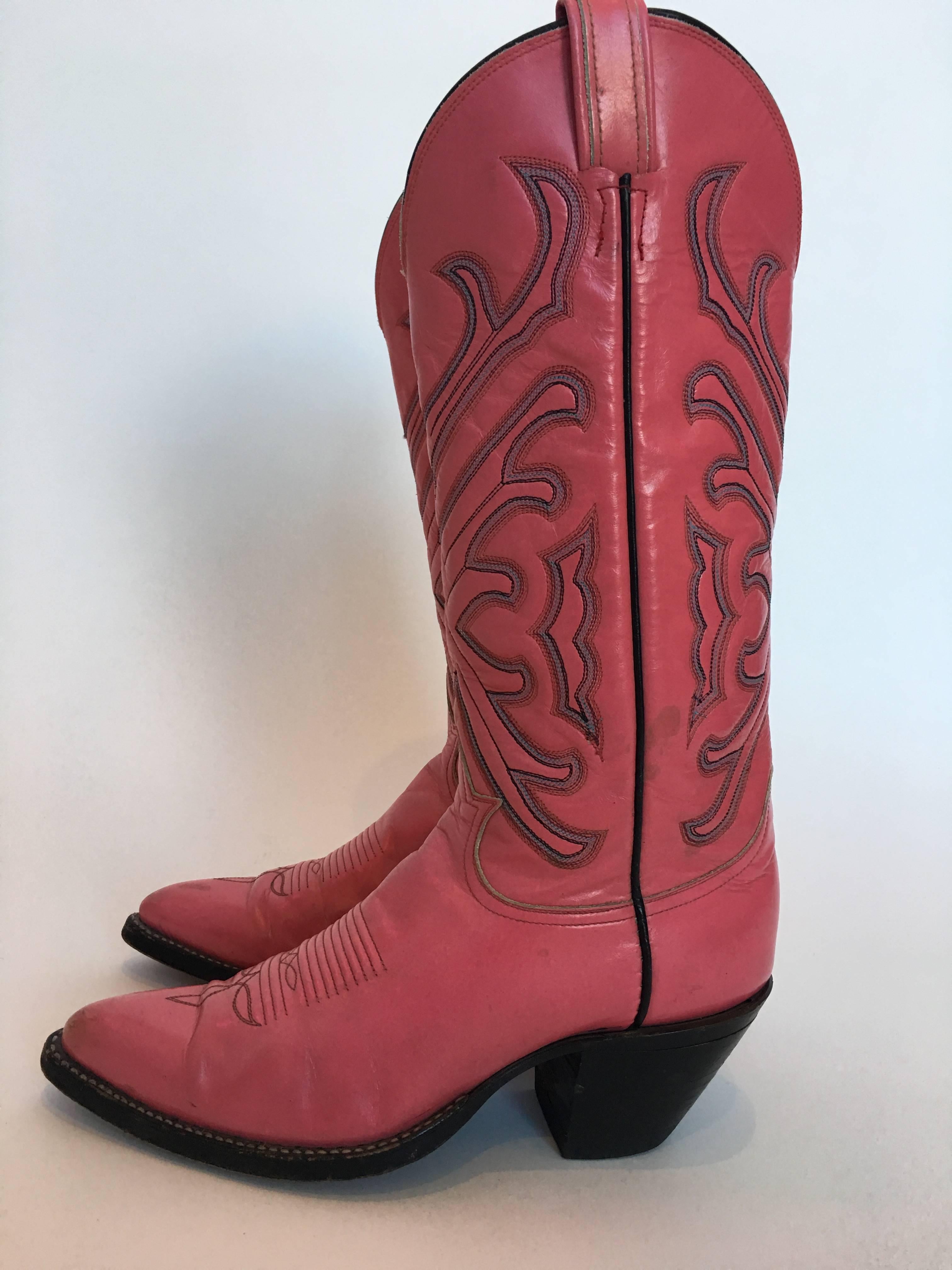 tony lama pink cross boots