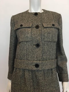 Norell Vintage 1960's Tweed Skirt Suit