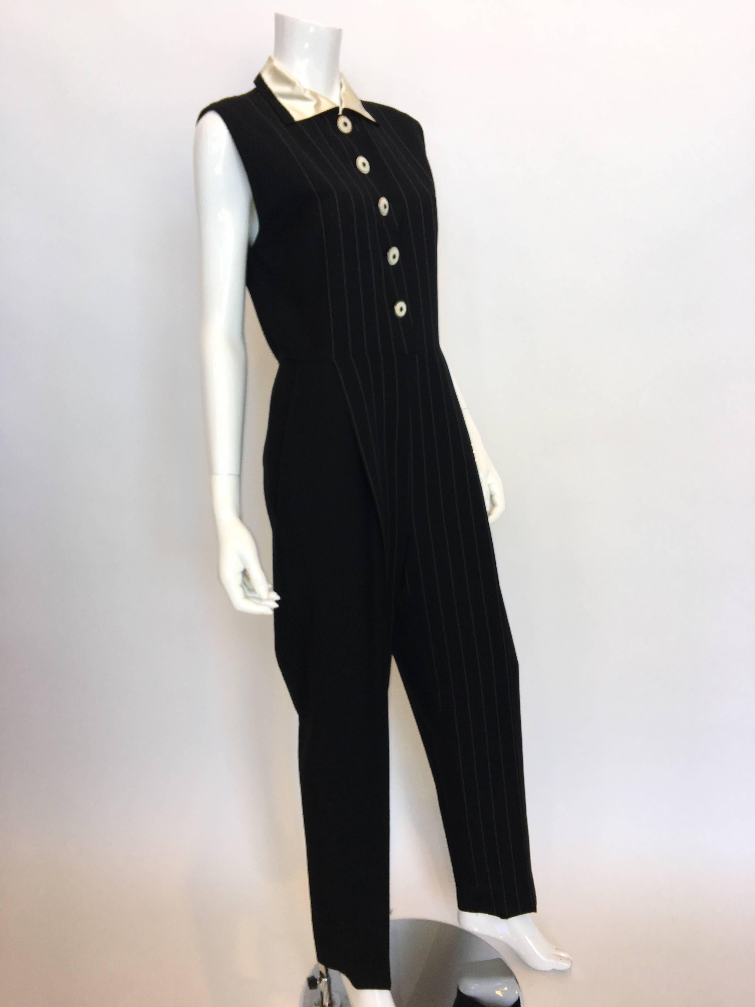 Combinaison tailleur de couture Gianni Versace des années 1980 Bon état - En vente à Los Angeles, CA