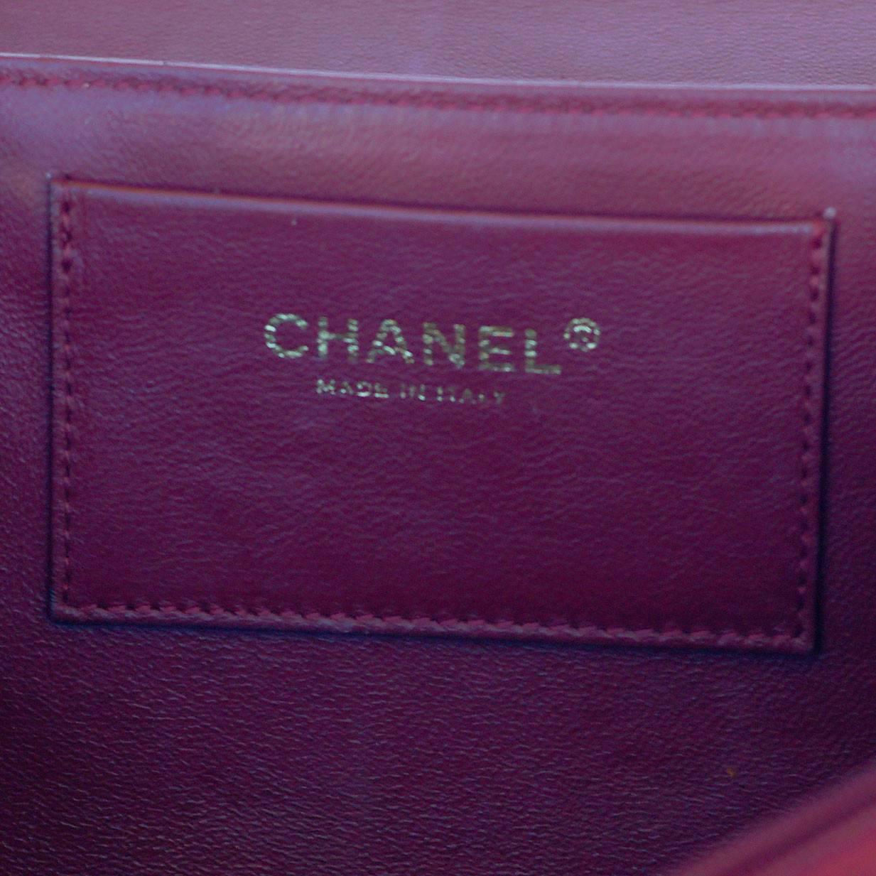 Chanel Cream Classic Jumbo Flap Lambskin Bag 1