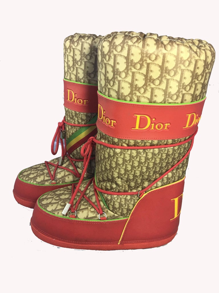 Dior Logo Snow Boot at 1stDibs