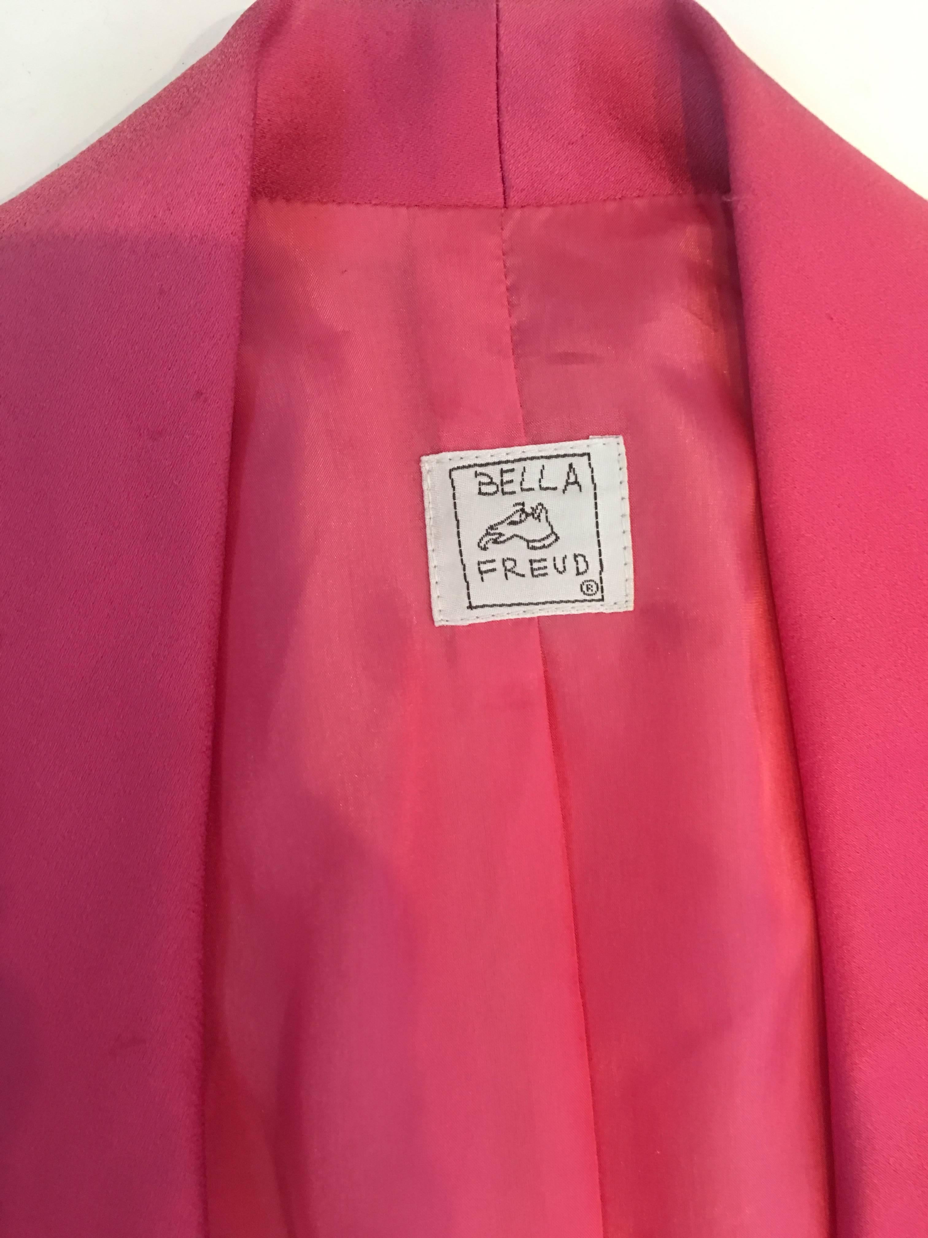 Bella Frued Pink Tux Style Jacket 2
