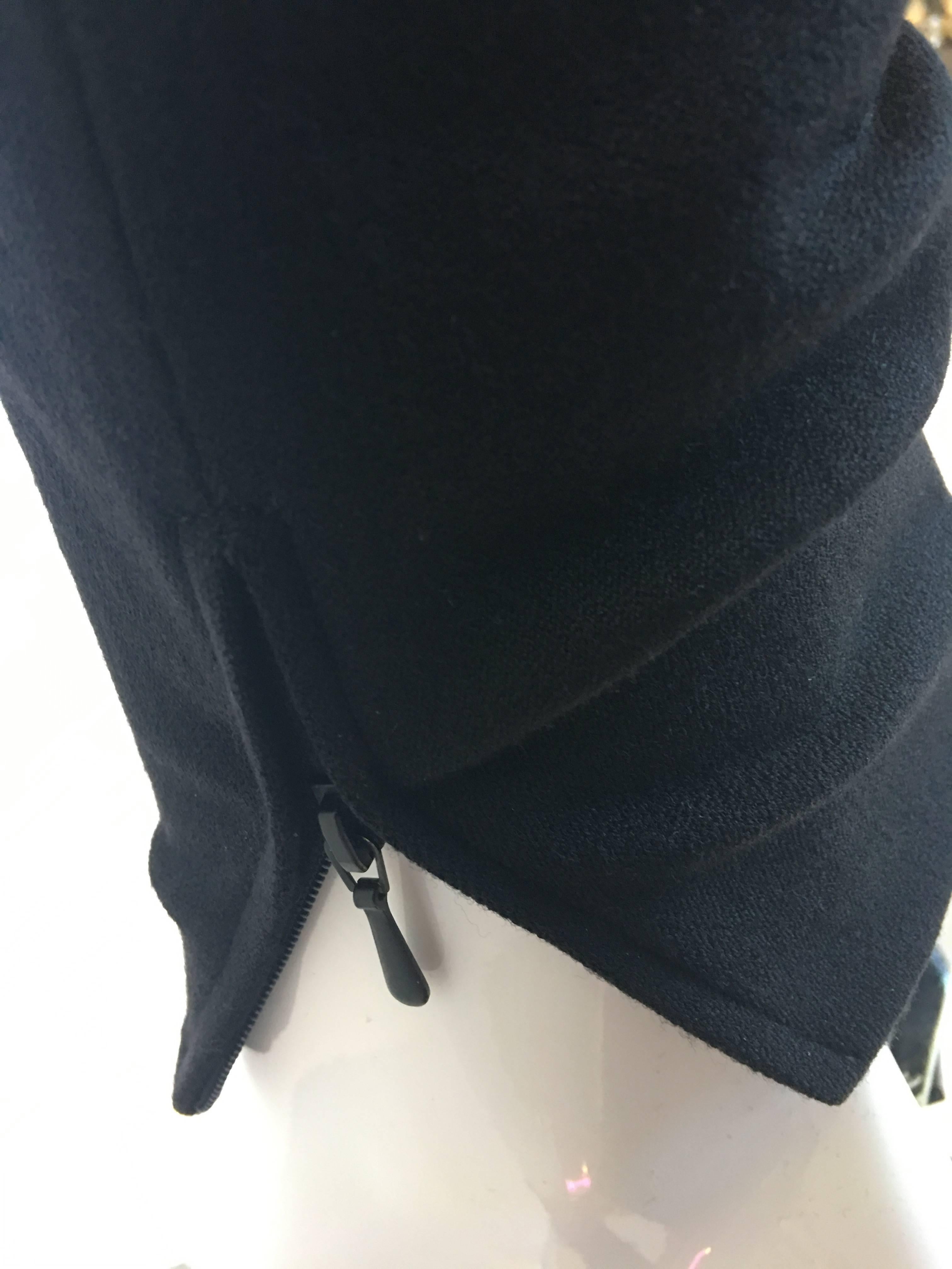 Hermes 1970's Black Wool Riding Pants In Good Condition For Sale In Los Angeles, CA