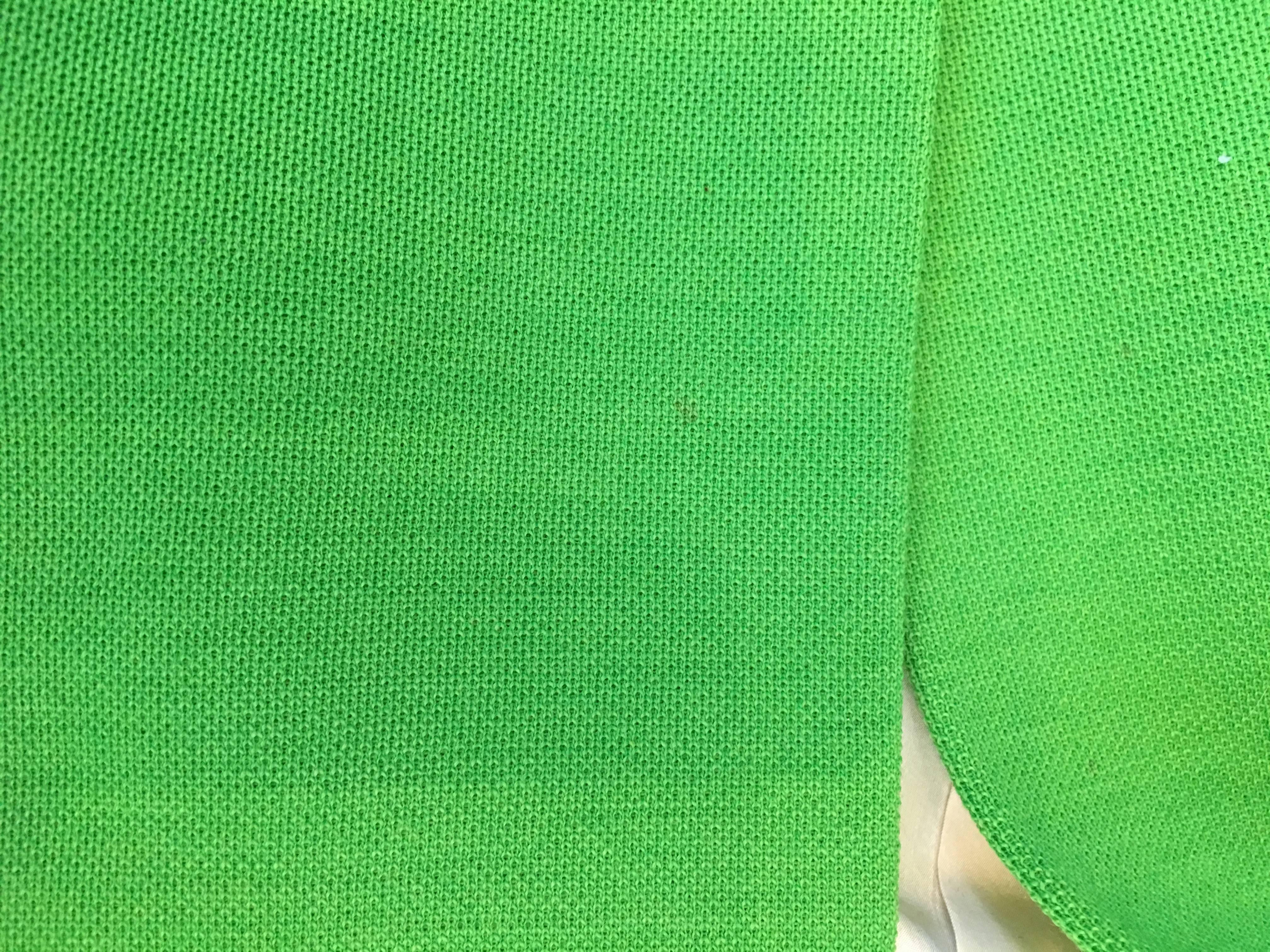 Manteau vert Kelly Norell vintage des années 1960 en vente 4