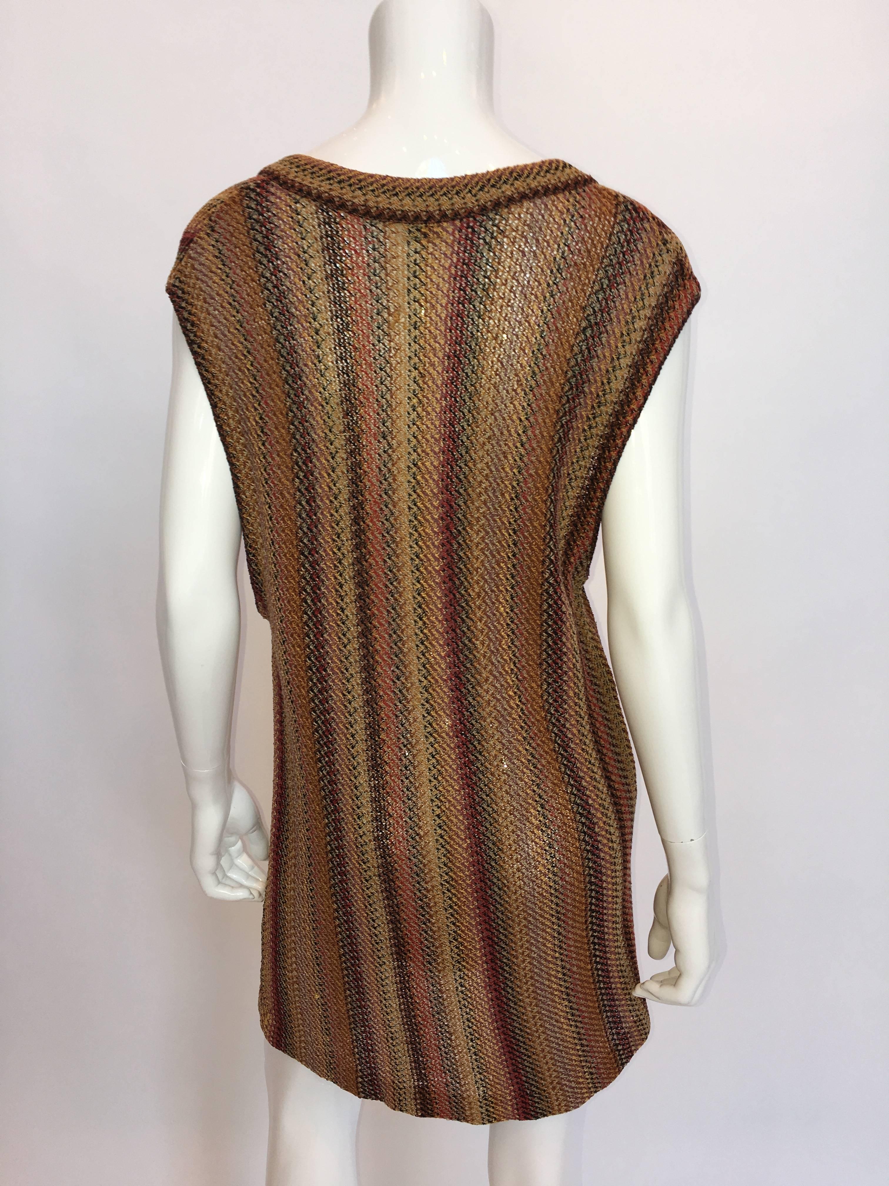 Missoni Knit Vest Dress In Good Condition For Sale In Los Angeles, CA