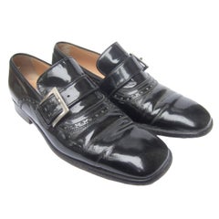 Fendi Leather Formal Men Shoes Size USA9, EUR43, UK8, S326 For Sale at  1stDibs