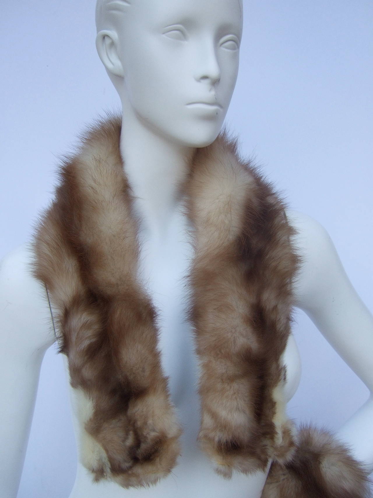 Luxurious Sable Fur Collar and Cuffs ca 1960 at 1stdibs