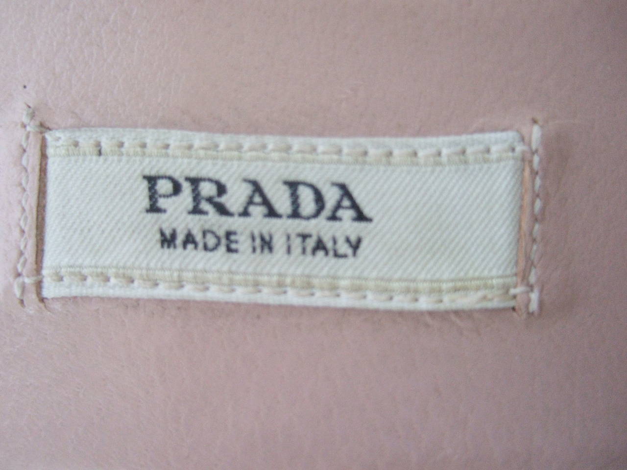 Prada Mint Green Satin Embroidered Mules Size 37.5 Made in Italy In Excellent Condition In University City, MO