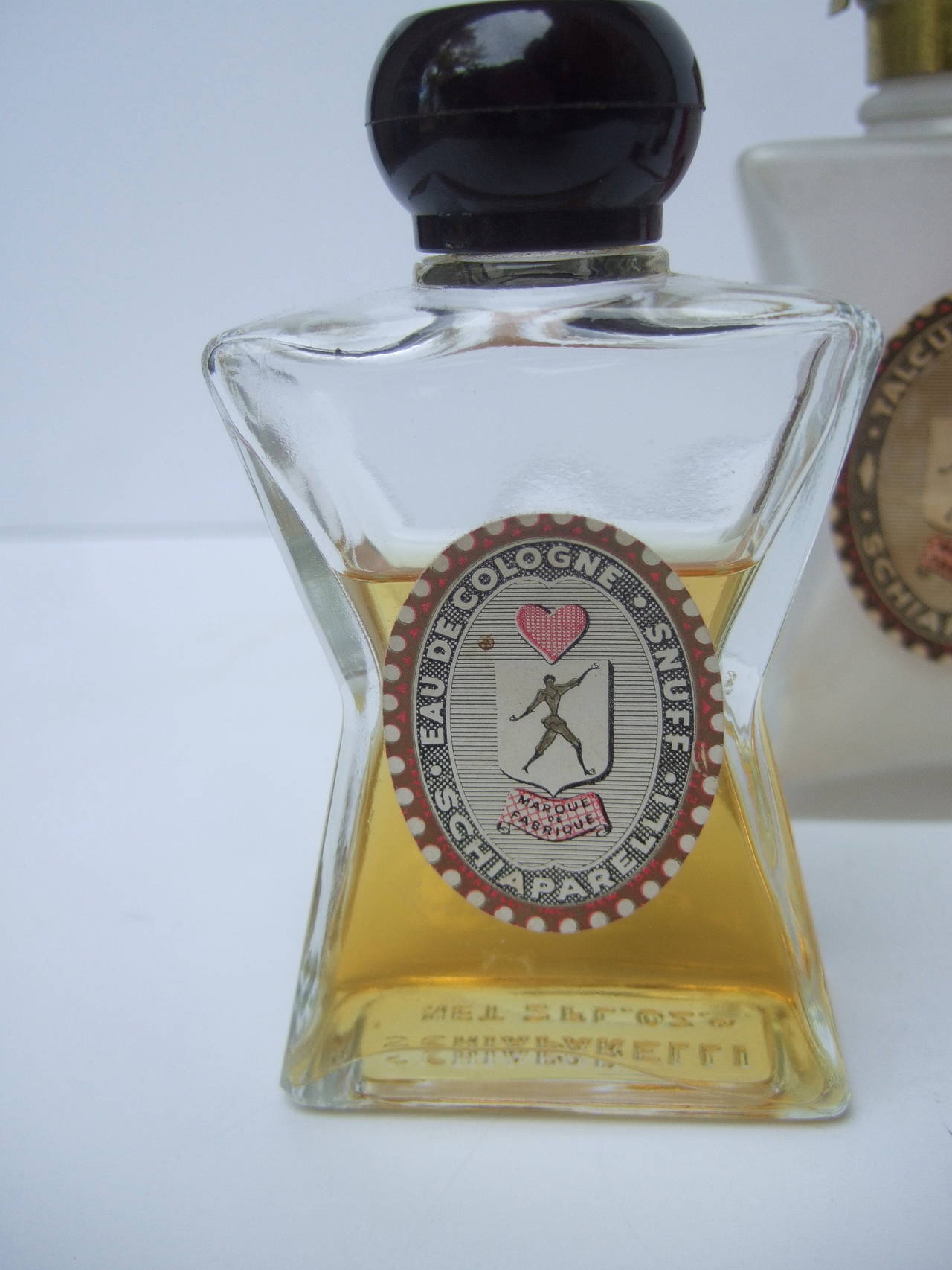 Women's Schiaparelli Collection of Vintage Perfume Bottles c 1950s