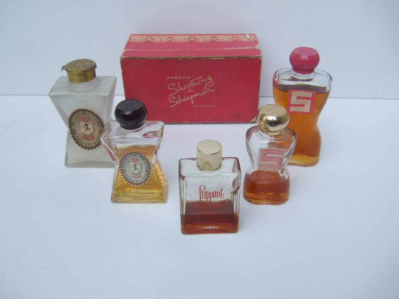 vintage schiaparelli perfume bottle