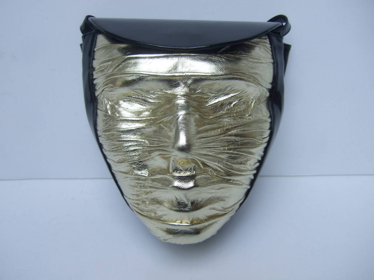 Gray Charles Jourdan Paris Avant-Garde Mummified Handbag c 1980s