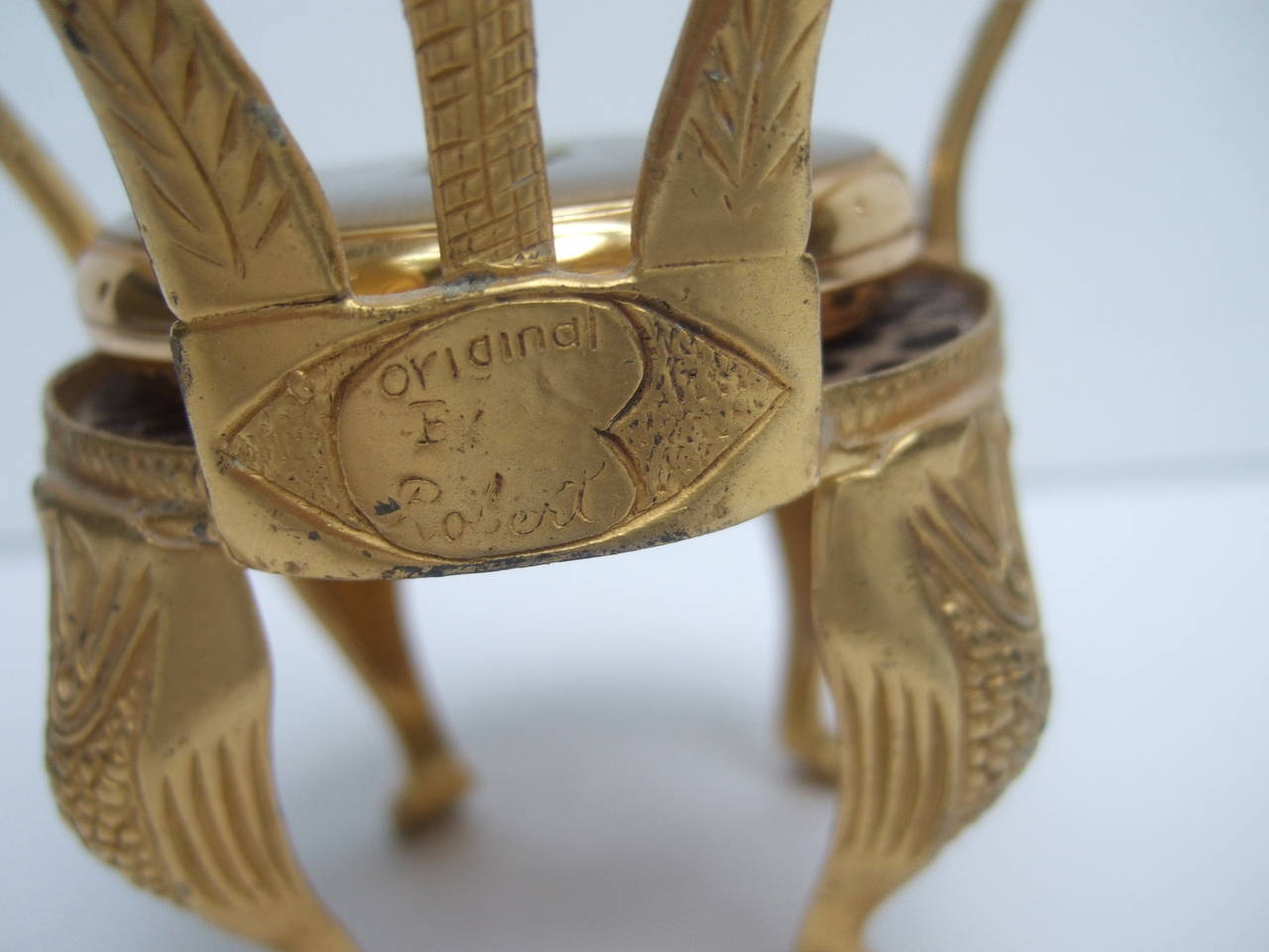 Original by Robert' Jeweled Vanity Compact Chair Collectible 4