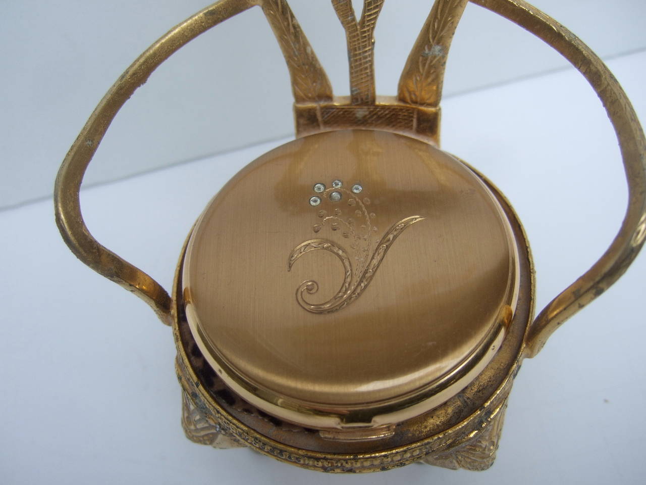 Original by Robert' Jeweled Vanity Compact Chair Collectible 2