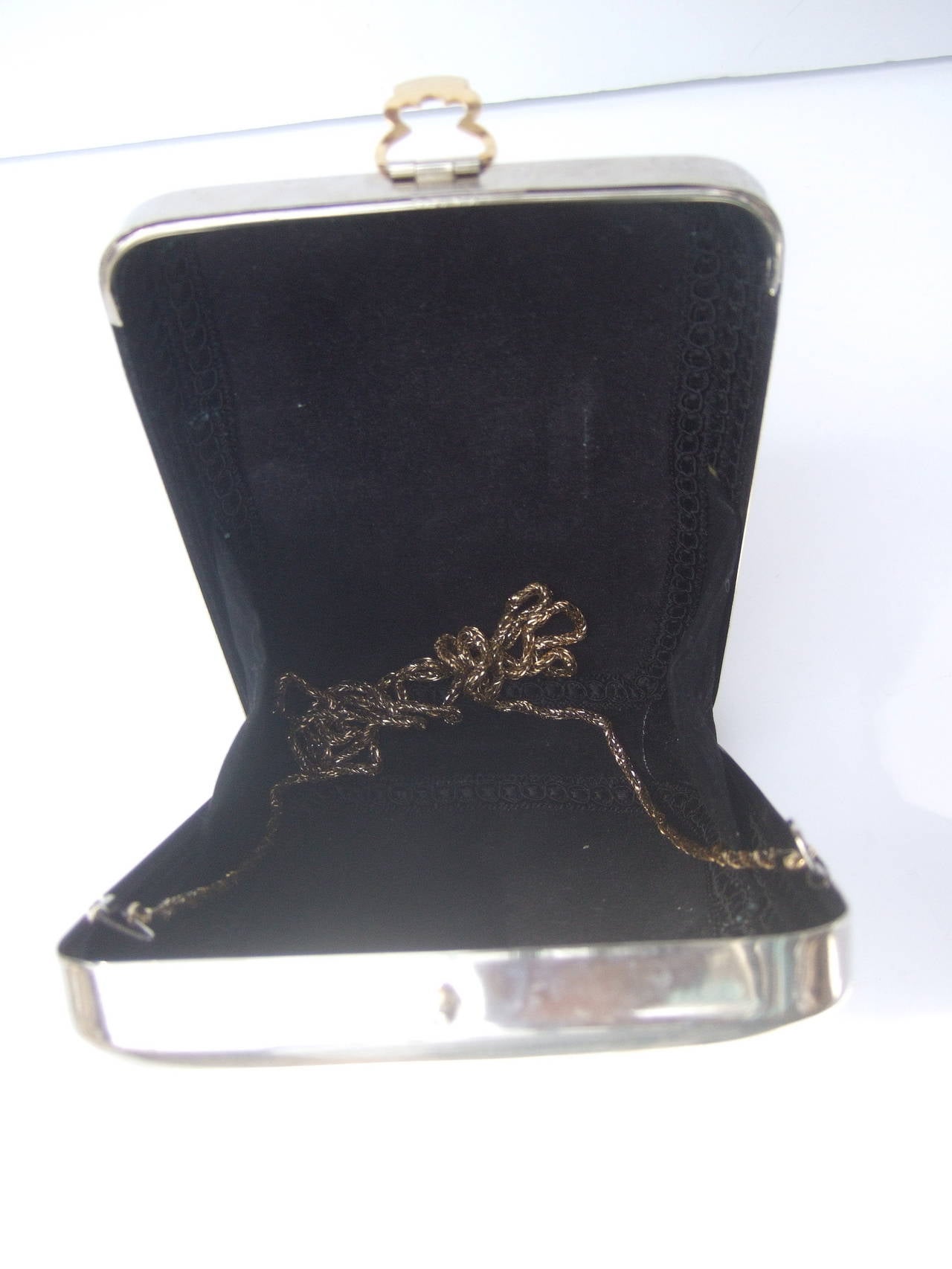 Unique Figural Metal Woman Evening Bag c 1980 at 1stDibs