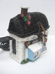 Timmy Wood's Beverly Hills Charming Wicker House Purse