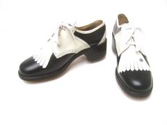 Gucci Womens Rare Leather Brogue Golf Shoes c 1980s