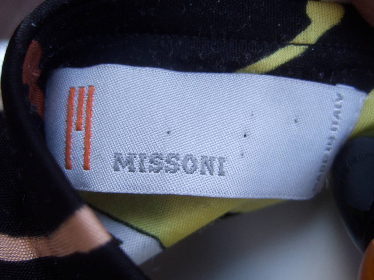 Missoni Abstract Graphic Print Viscose Slip Dress US Size 12 2