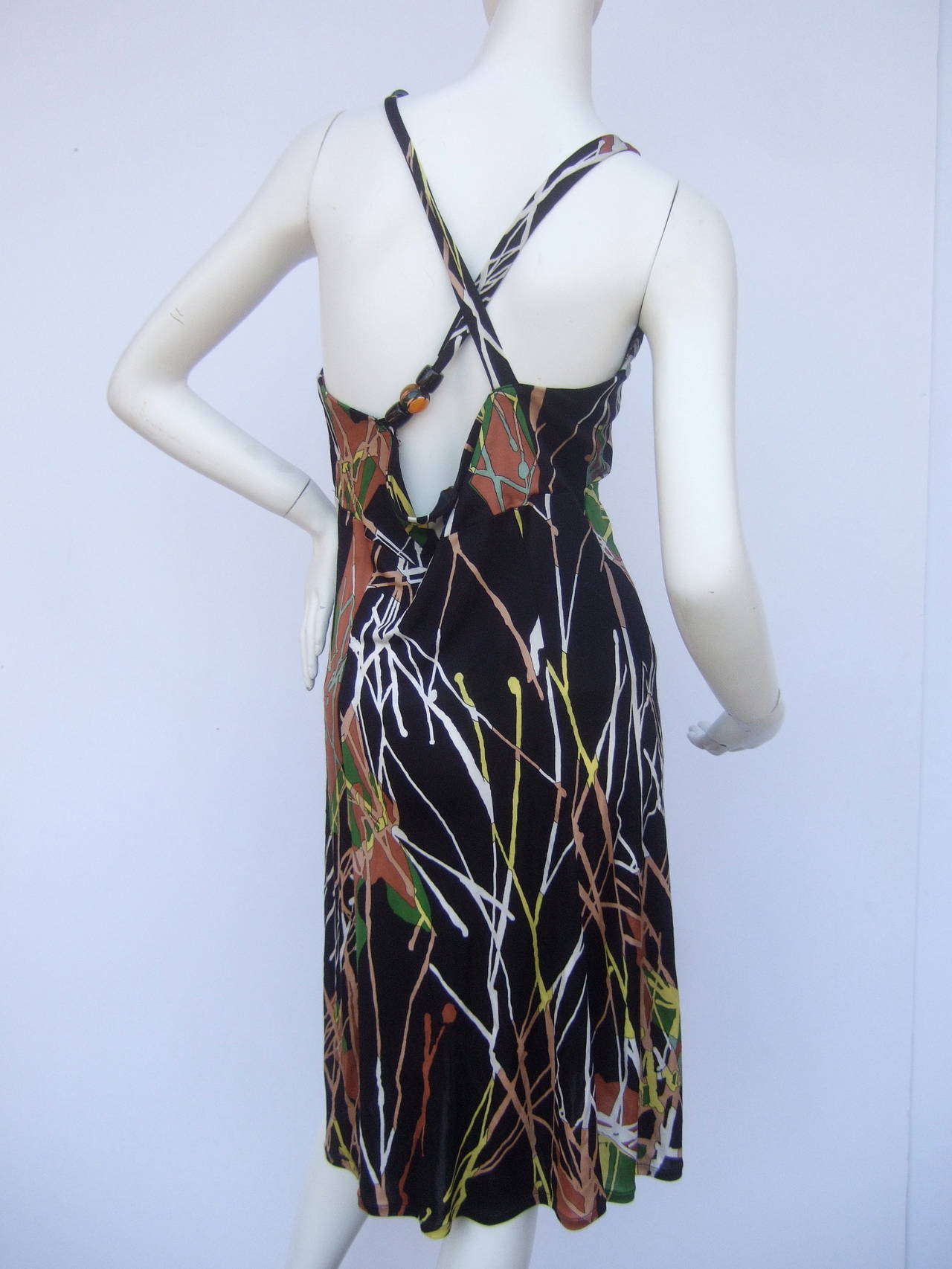 Women's Missoni Abstract Graphic Print Viscose Slip Dress US Size 12