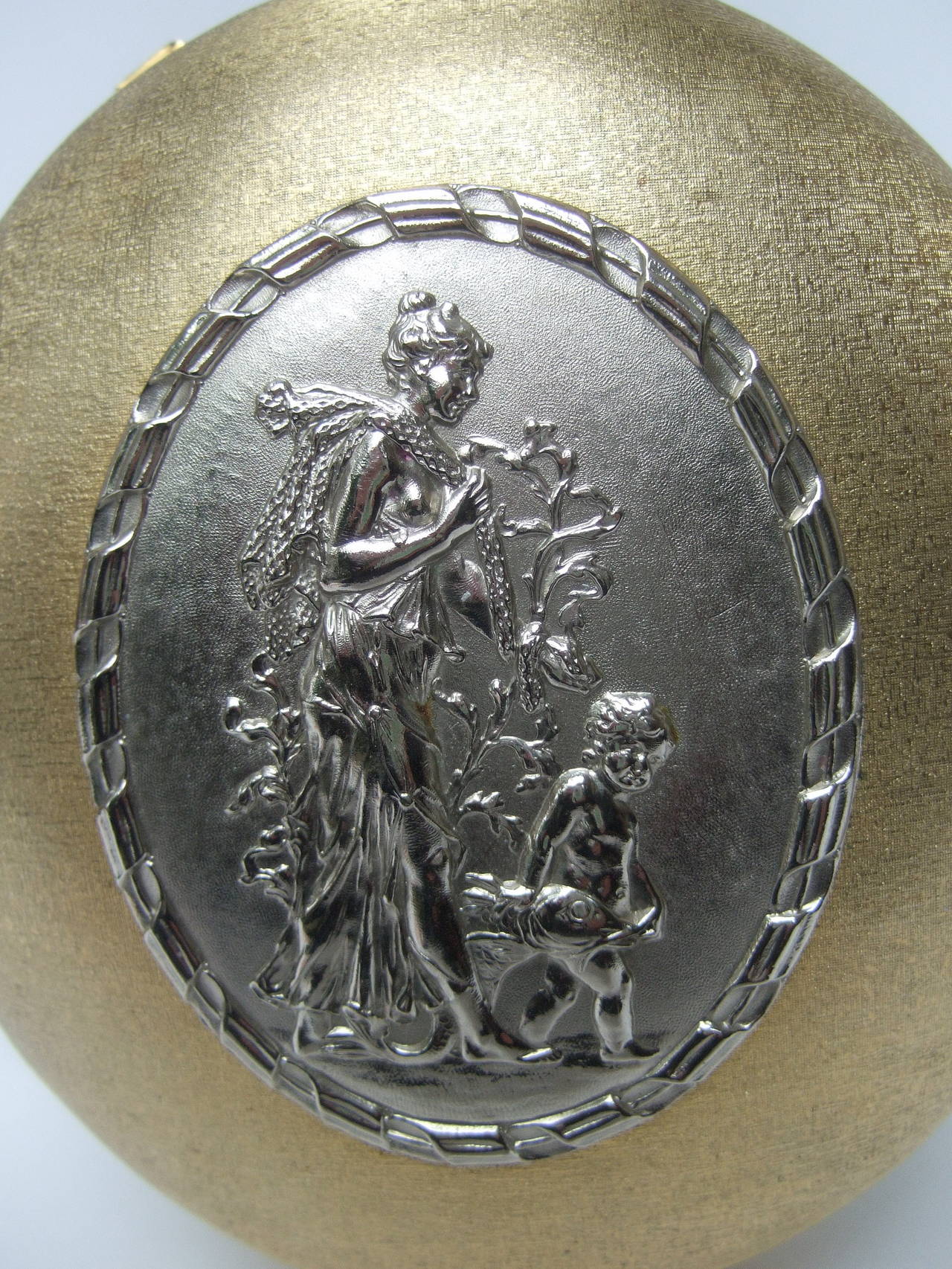 Women's Opulent Gilt Metal Evening Bag Designed by Rosenfeld c 1970