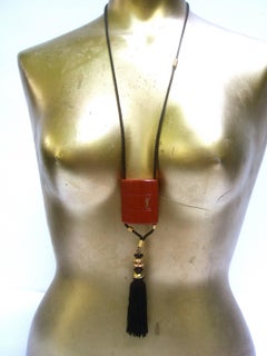 Yves Saint Laurent Opium Tassel Pendant necklace
