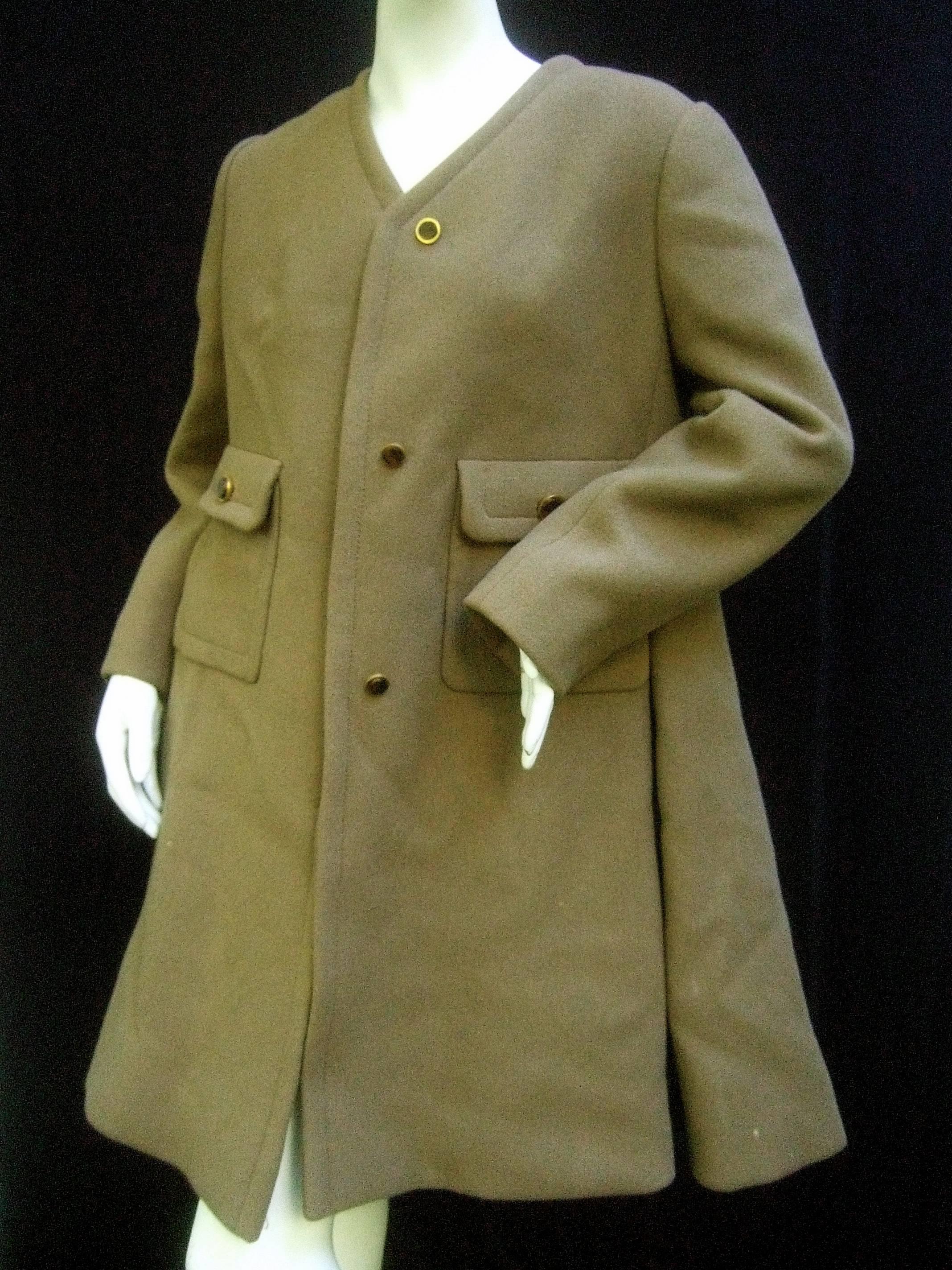 mocha brown coat