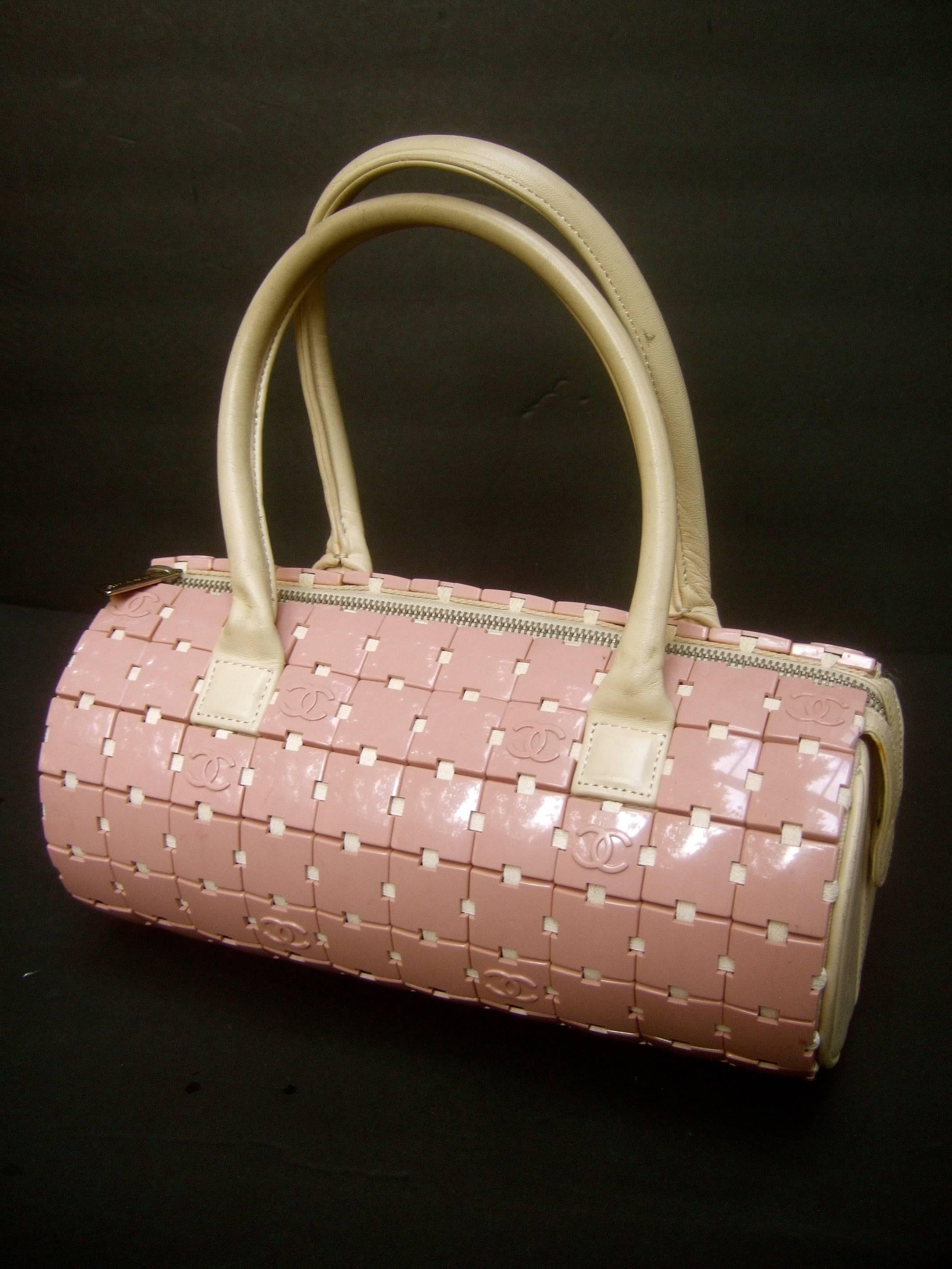 pink lucite purse