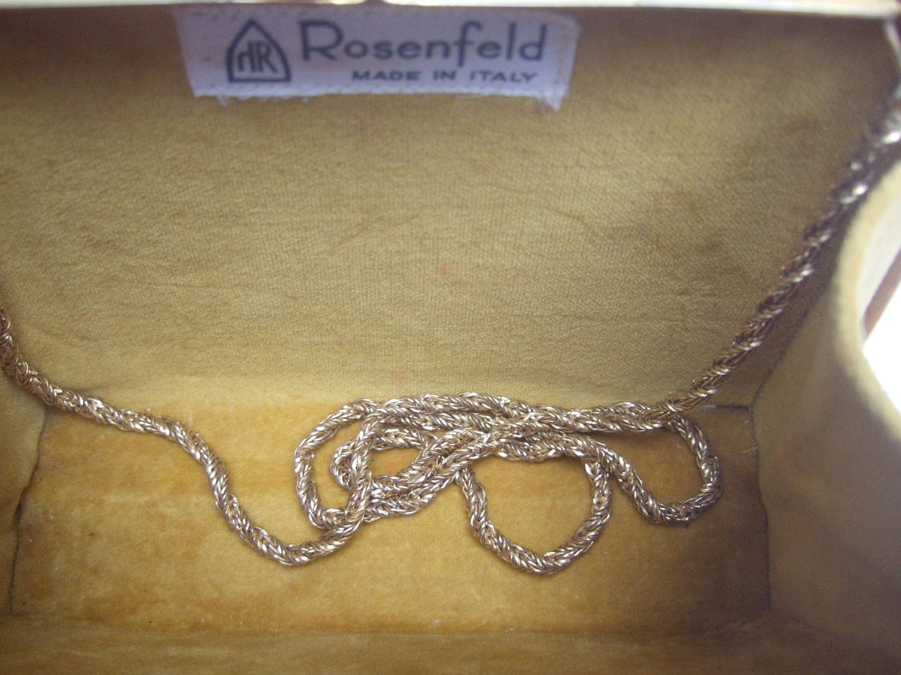 Exquisite Italian Gilt Metal Evening Bag Designed by Harry Rosenfeld 4