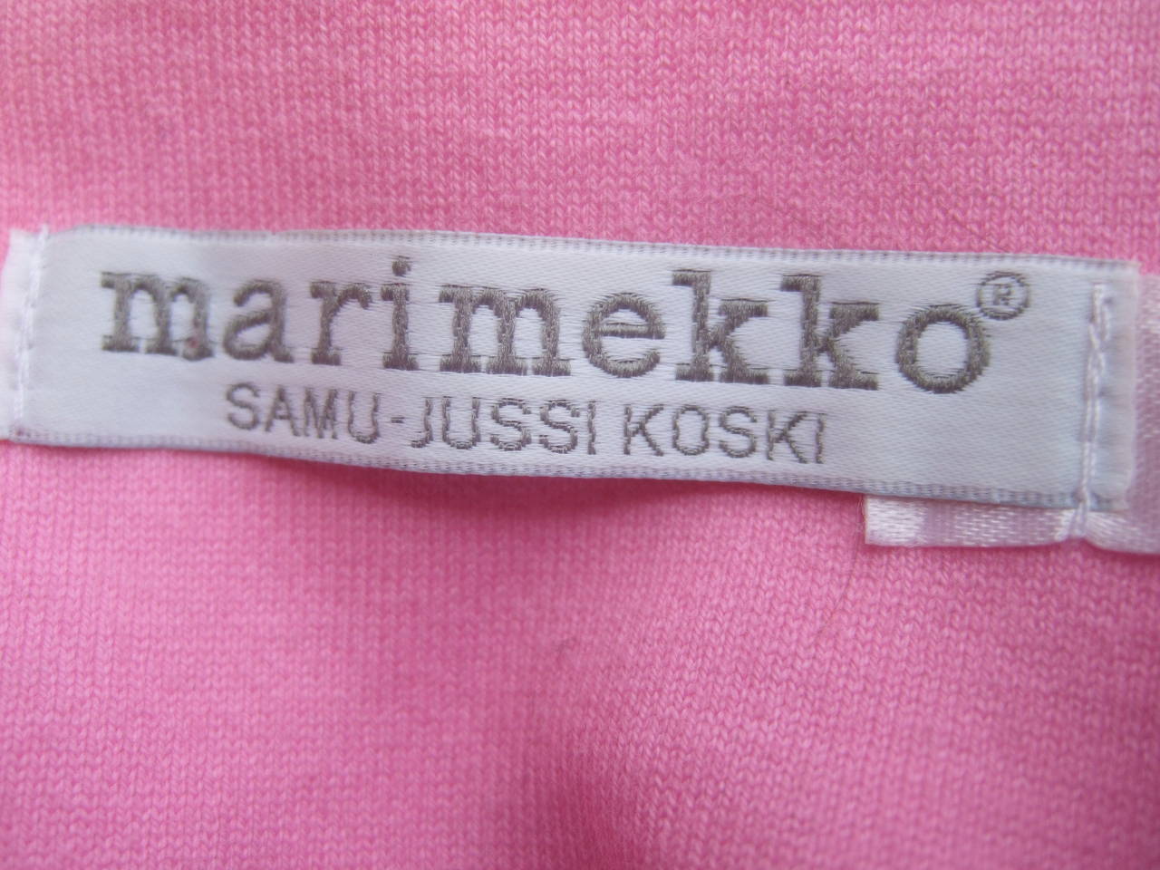 Marimekko Bold Abstract Flower Print Cotton Dress 6