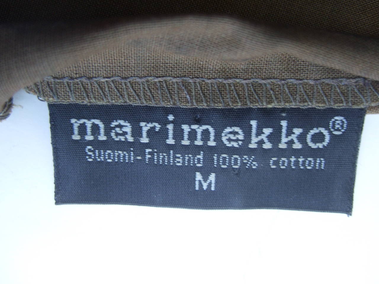 Marimekko Chic Color Block Cotton Sac Dress c 1990s 3