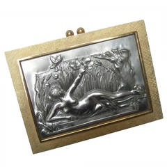 Exquisite Italian Gilt Metal Evening Bag Designed by Harry Rosenfeld 5