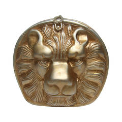 Timmy Woods Beverly Hills Artisan Wood Lion Handbag