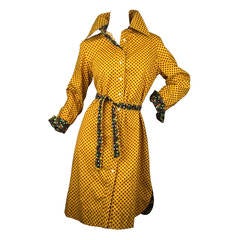 1970's Shirt Dress by Geoffrey Beene 12