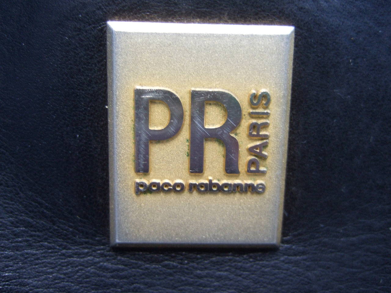 paco rabanne leather bag