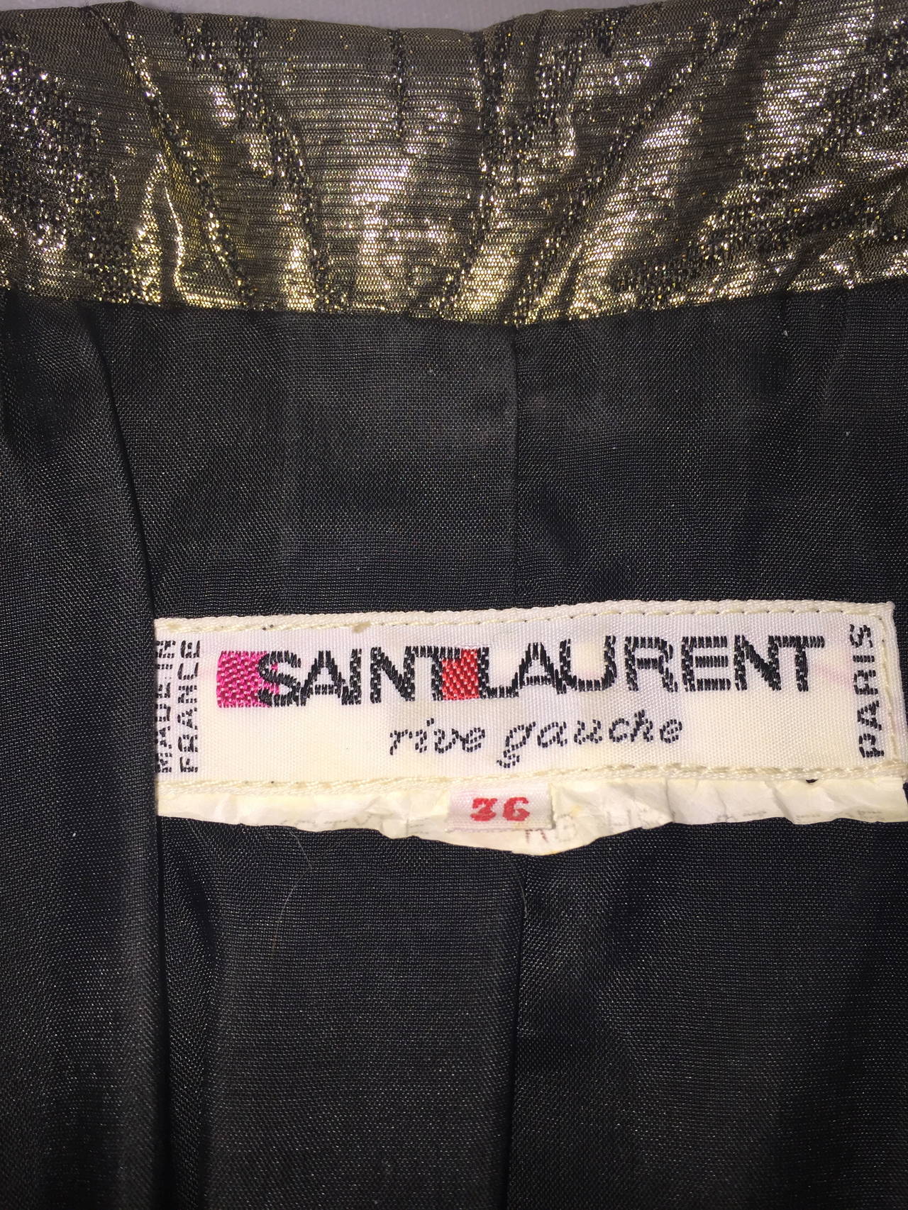 Exceptional Vintage Yves Saint Laurent Evening Coat. 3