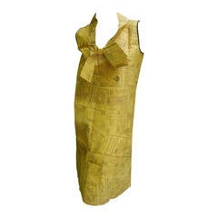 1960s Mod Avant Garde News Paper Sheath Dress 10