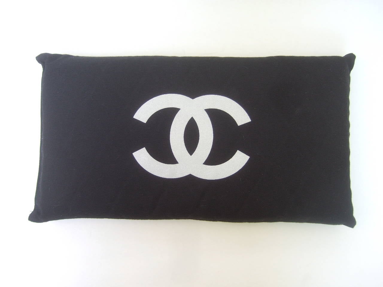 Chanel Black Rectangular Cloth Pillow at 1stDibs  chanel pillows, chanel  throw pillow, black chanel pillow