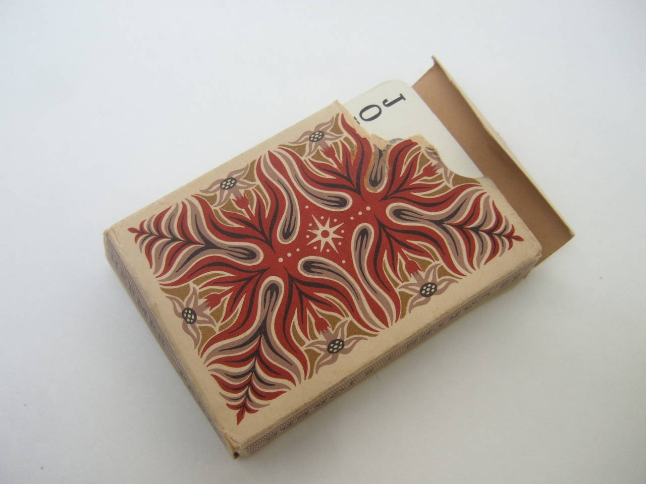 Hermes Paris Deck of Playing Cards in Wood Inlay Card Box c 1970s 4