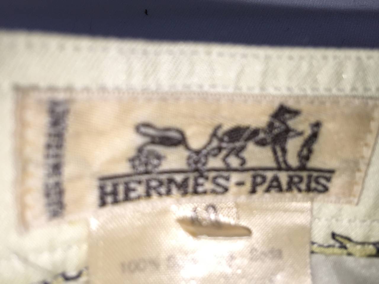 Safari Style Hermes Silk Shorts. 1