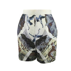 Safari Style Hermes Silk Shorts. 4