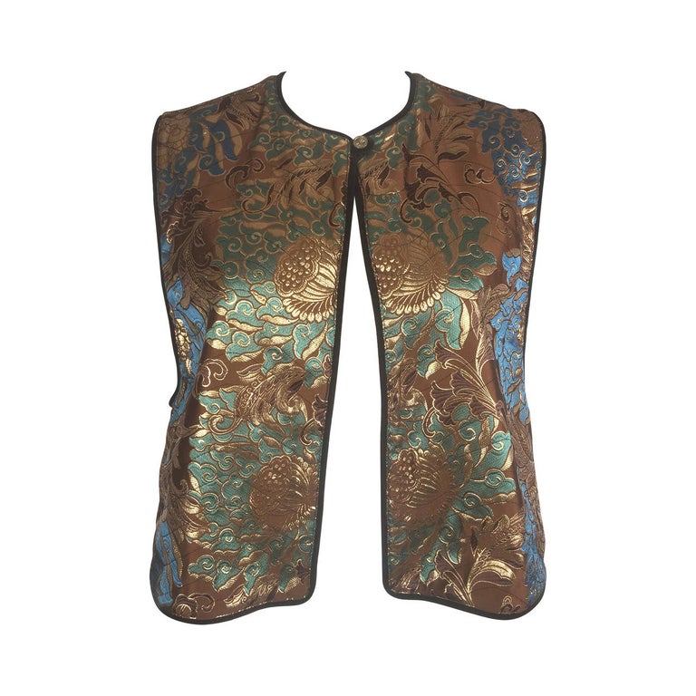 Rare Roberta di Camerino Vintage Waistcoat/Vest. For Sale