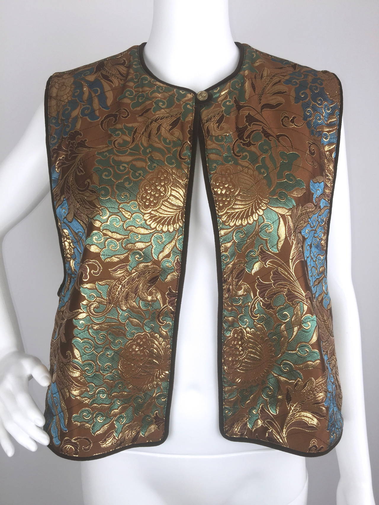Rare Roberta di Camerino Vintage Waistcoat/Vest. For Sale 4