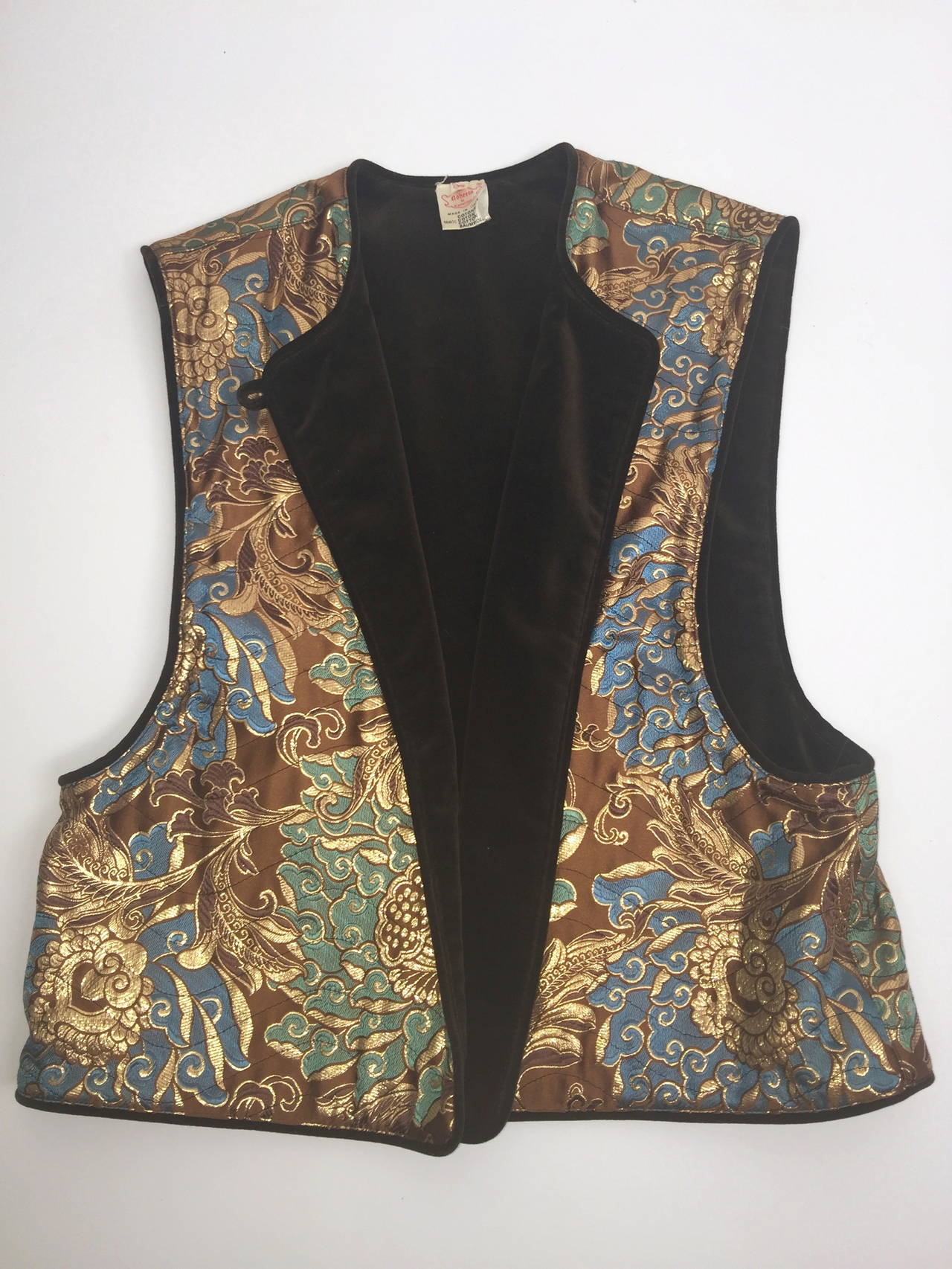 Women's Rare Roberta di Camerino Vintage Waistcoat/Vest. For Sale