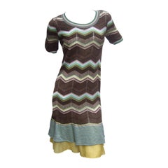 Missoni Chevron Knit Dress Made in Italy US size 6
