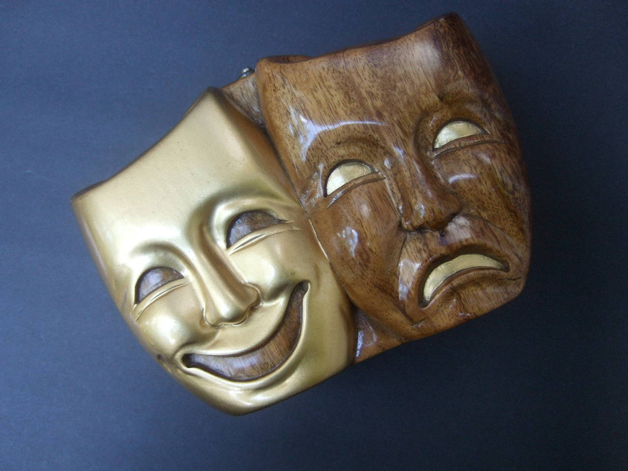Timmy Woods Beverly Hills Theatrical Mask Artisan Handbag c 1990s 2
