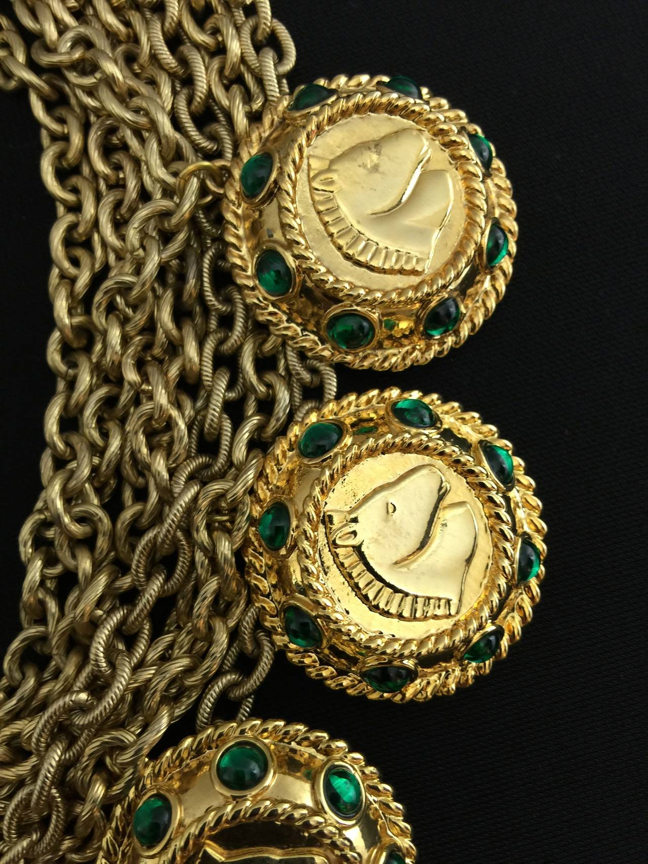 vintage charm necklace