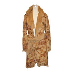 Dolce & Gabbana "Savage" Style Fur Wrap Coat