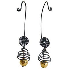 Margret Craver Withers Caged Wire Earrings 2