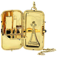 Cartier Gold Compact Box
