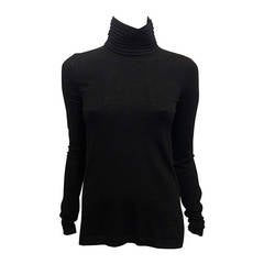 Givenchy Black Turtleneck Long Sleeve Sweater