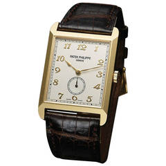 Patek Philippe Yellow Gold Gondolo Wristwatch Ref 5109